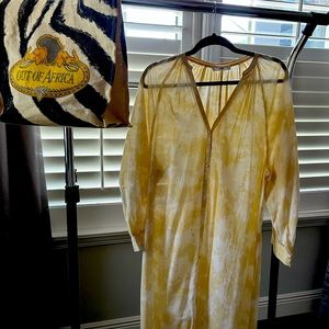 MANGO Long Shirt Dress